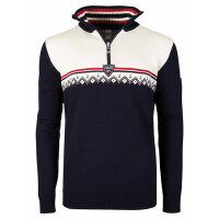 Dale of Norway Lahti Mens Wool  Sweater Navy