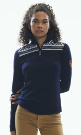 Dale of Norway Cortina Basic Damen Merino Wollpullover Navy