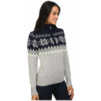 Dale of Norway Myking Damen Merino Wollpullover Navy Grau