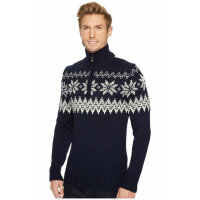 Dale of Norway Myking Mens Merino Wool Sweater Navy