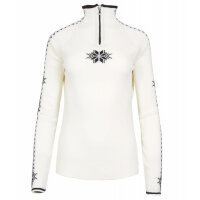 Dale of Norway Geilo Womens Merino Zip Pullover White