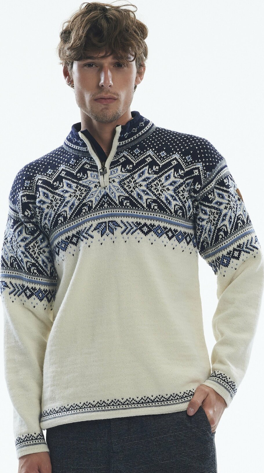 Dale of Norway Vail Knit Sweater White