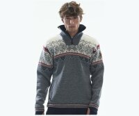 Dale of Norway Vail  Herren Wollpullover WP Grau