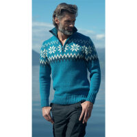 Dale of Norway Myking Mens Merino Sweater Turquoise