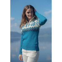 Dale of Norway Myking Womens Merino Wool Sweater Turquoise