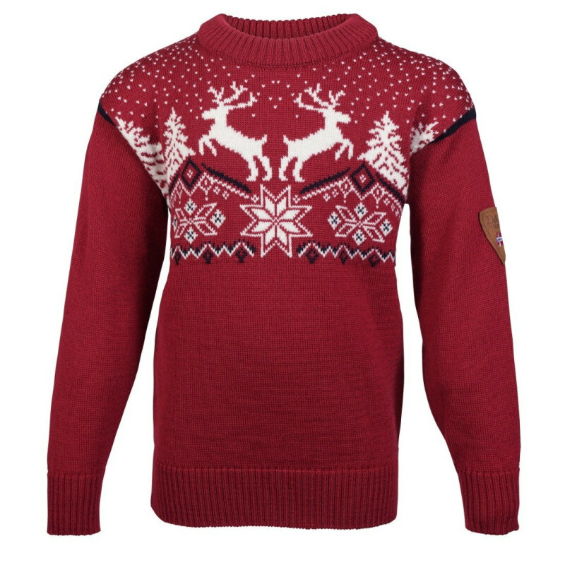 Christmas Sweater Kids Red