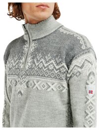 Dale of Norway Anniversary 140 Mens Wool Sweater Grey