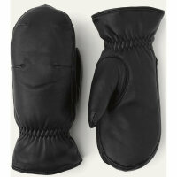 Hestra Naomi Leather Mittens Black