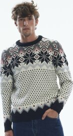 Dale of Norway Vegard Herren Wollpulover Schwarz Weiss