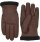 Hestra Deerskin Primaloft mens leather glove Chocolate