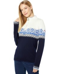 Dale of Norway Moritz Womens Merino Sweater Navy White