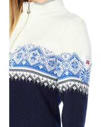 Dale of Norway Moritz Womens Merino Sweater Navy White