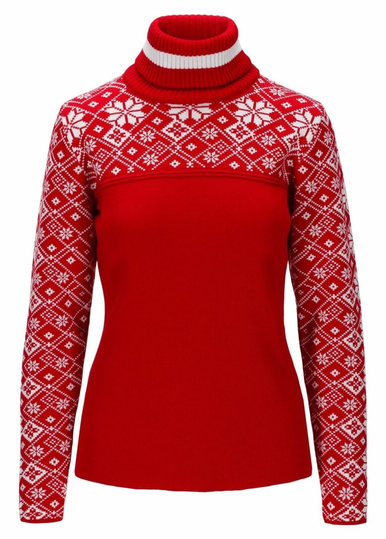 Mount Red Womens Sweater Red