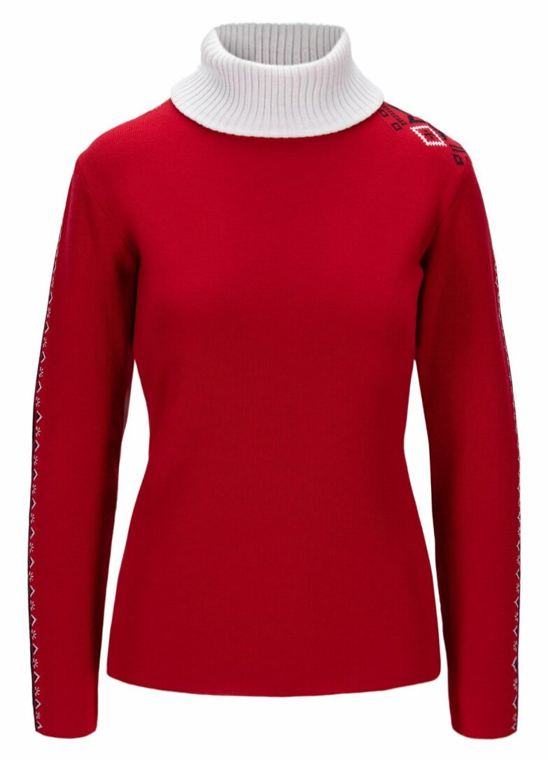 Mount Aire Womens Sweater Red