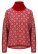 Firda Womens Sweater Red White