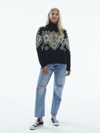 Falun Heron Womens Sweater Black