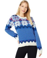 Dale of Norway Vilja Womens Wool Sweater Blue