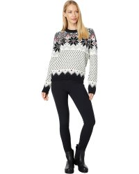 Dale of Norway Vilja Womens Wool Sweater Black White