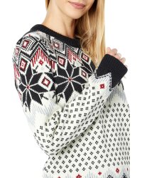 Dale of Norway Vilja Womens Wool Sweater Black White