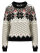 Dale of Norway Vilja Womens Wool Sweater Black White