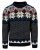 Dale of Norway Vegard Mens Wool Sweater Navy