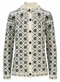 Dale of Norway Brimse Womens Wool Cardigan White