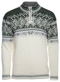 Dale of Norway Vail  Knit Sweater White Darkgreen