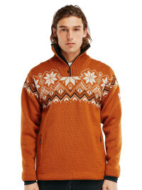 Dale of Norway Fongen Mens Wool Sweater WP Copper