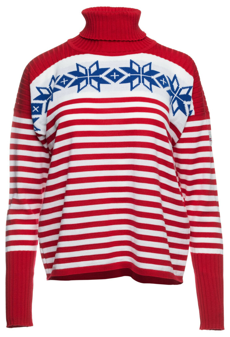 Mount Rossnos Womens Sweater Red