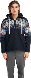 Dale of Norway Vail Mens Wool Hoodie WP Navy