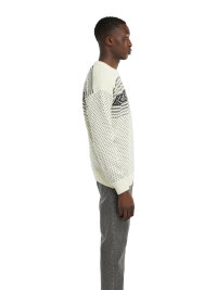 Dale of Norway Valløy Mens Wool Sweater White