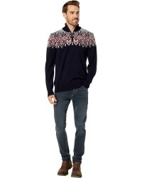 Dale of Norway Winterland Mens Merino Sweater Navy