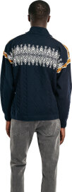 Dale of Norway Aspøy Mens Merino Wool Sweater Navy