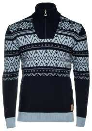 Dale of Norway Bjørnøy Mens Wool Sweater Navy