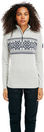 Dale of Norway Tindefjell Womens Merino Baselayer Half Zip White