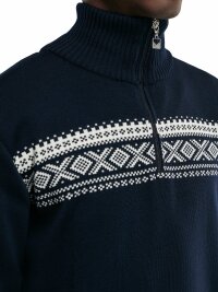 Dale of Norway Dalestølen Mens Merino Wool Sweater Navy