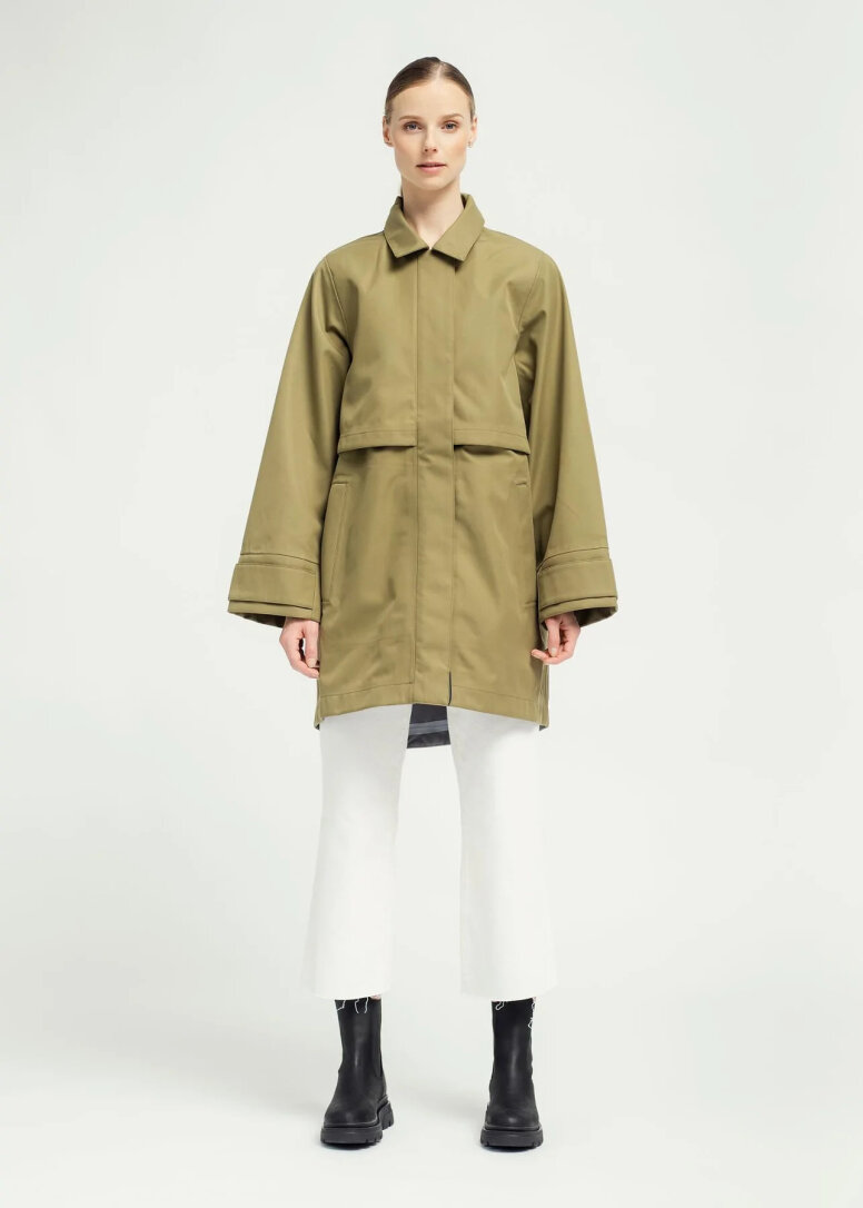 Lyn Coat - Lizard Green