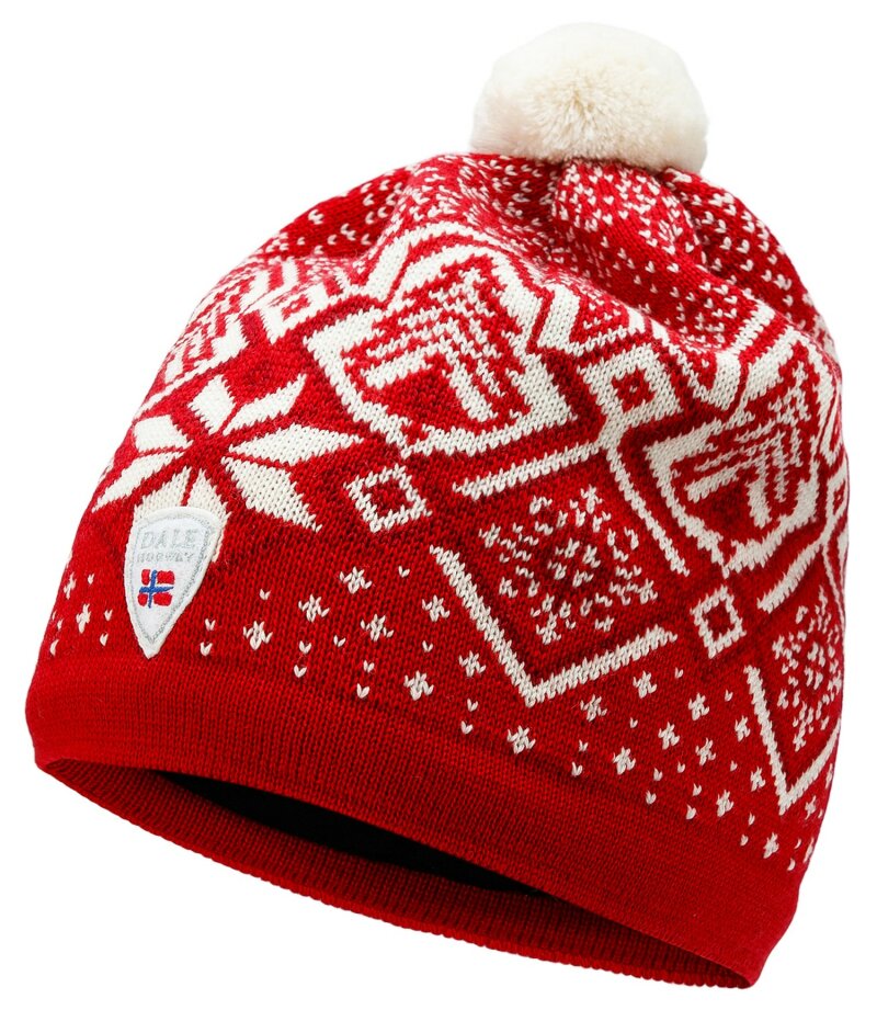 Winterland Hat Raspberry Offwhite Redrose