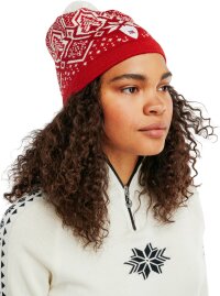 Winterland Hat Raspberry Offwhite Redrose