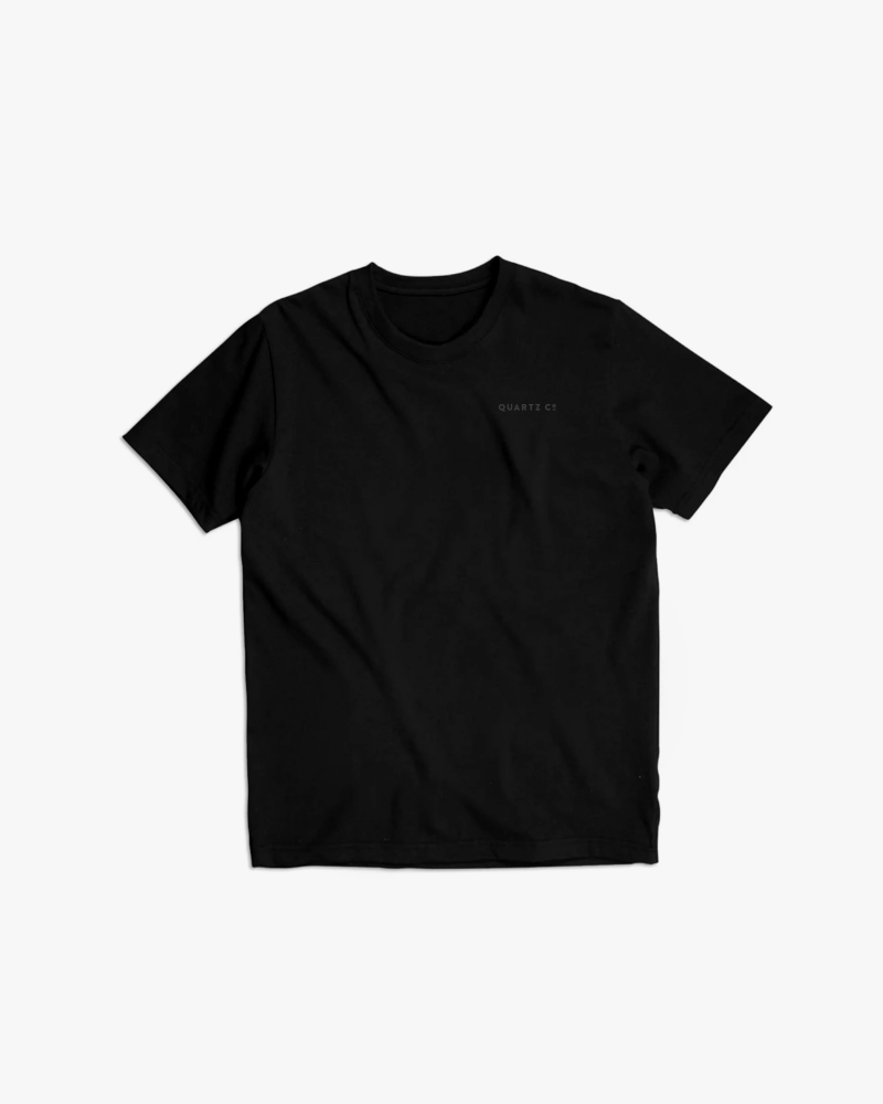Quartz Co Unisex T-Shirt Black