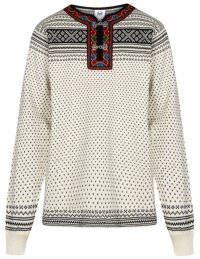 Dale of Norway Setesdal Unisex Wool Sweater White