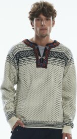 Dale of Norway Setesdal Unisex Wool Sweater White