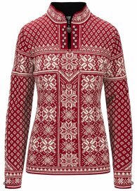 Dale of Norway Peace Womens Wool Sweater Red