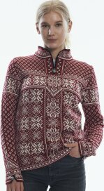 Dale of Norway Peace Damen Wollpullover Rot