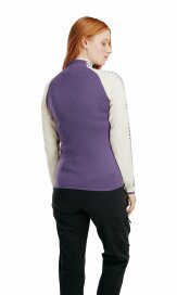 Dale of Norway Geilo Womens Merino Zip Pullover Purple