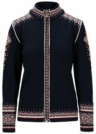 Dale of Norway 140th Anniversary Womens Merino Cardigan Navy