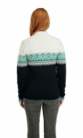 Dale of Norway Moritz Womens Merino Sweater Navy Green White