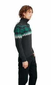 Dale of Norway Myking Mens Merino Wool Sweater Grey Green