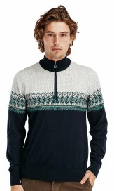 Dale of Norway Hovden Mens Merino Sweater Navy