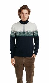 Dale of Norway Hovden Mens Merino Sweater Navy